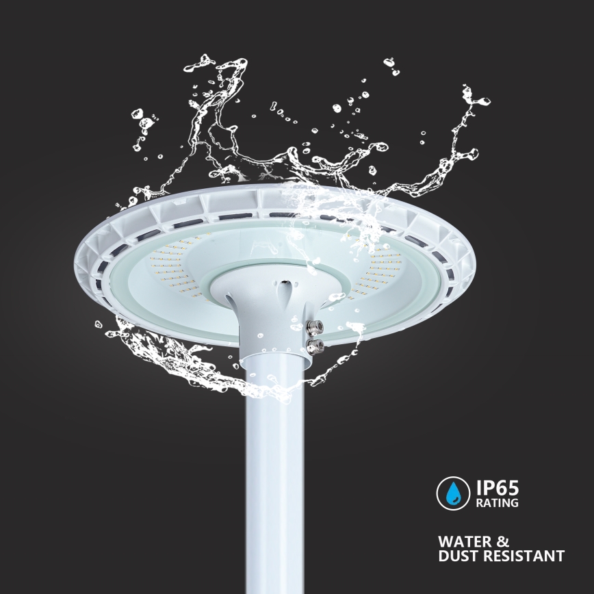 Brilagi - URBANSPARK LED Street Lamp with 3 m Pole LED/120W/230V white IP65