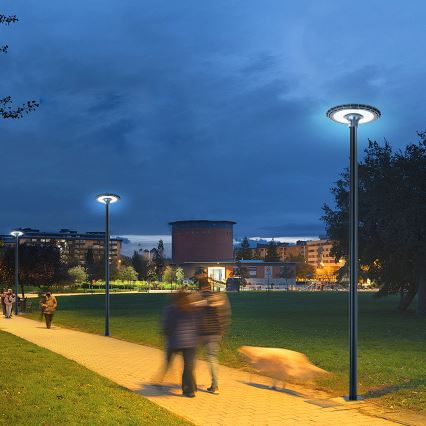 Brilagi - URBANSPARK LED Street Lamp with 4 m Pole, 120W/230V, Anthracite, IP65
