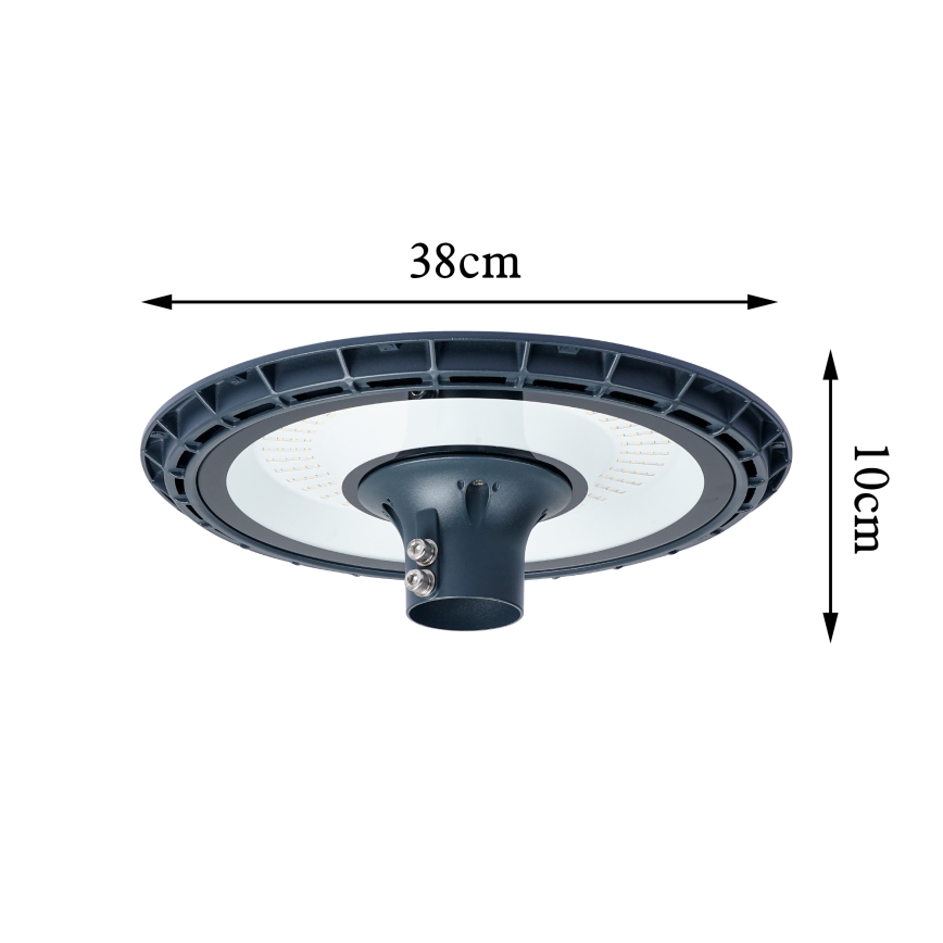 Brilagi - URBANSPARK LED Street Lamp with 4 m Pole, 120W/230V, Anthracite, IP65
