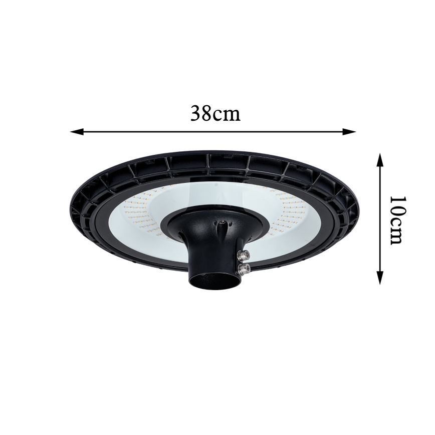 Brilagi - URBANSPARK LED Street Light with 5 m Pole, 120W/230V, Black, IP65