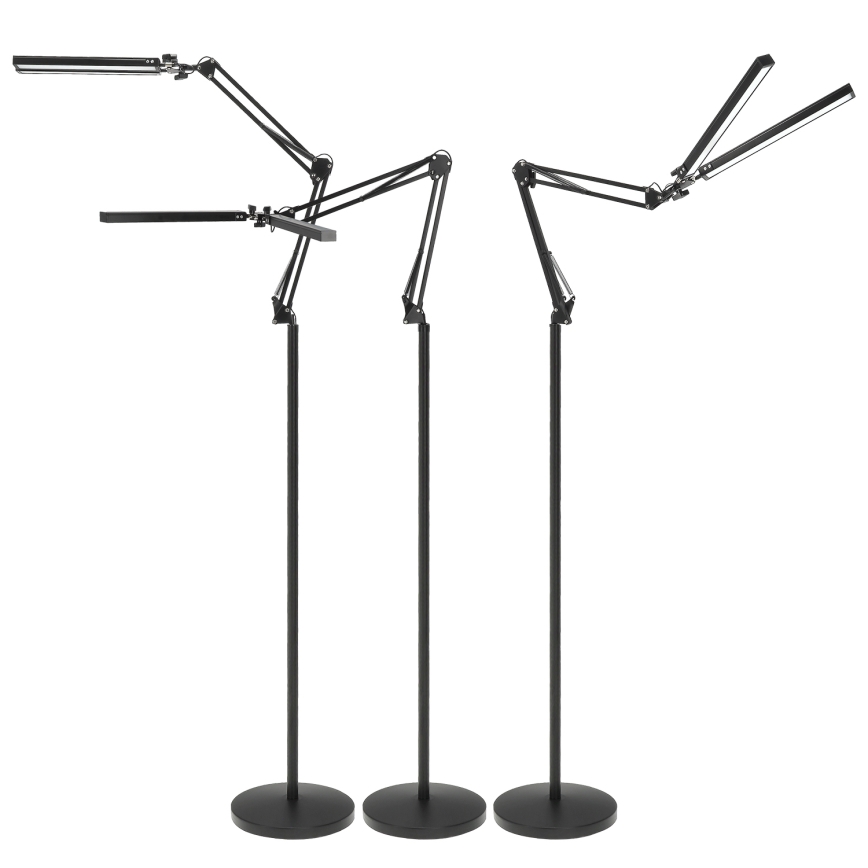 Brilagi - LED Dimmable Flexible Floor Lamp VARIO LED/14W/230V 3000-6000K 157 cm Black
