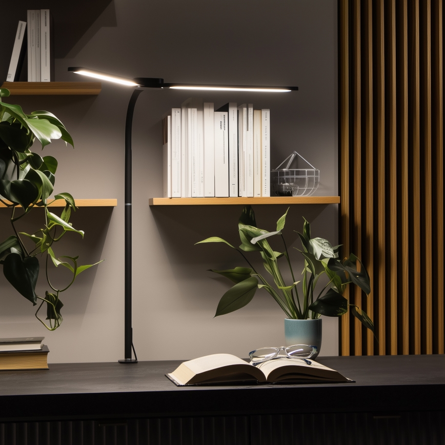 BRILAGI - VARIO USB Dimmable LED Desk Lamp, 14W/5V, 3000-6000K, Black
