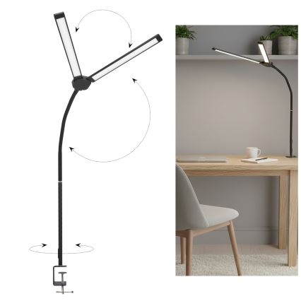 BRILAGI - VARIO USB Dimmable LED Desk Lamp, 14W/5V, 3000-6000K, Black
