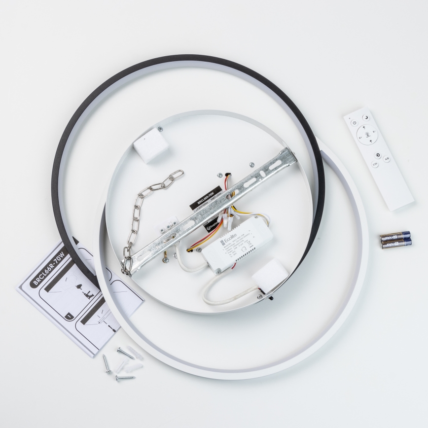 Brilagi - VELO LED Dimmable Ceiling Light LED/70W/230V 3000-6500K 38x47,8 cm + remote control