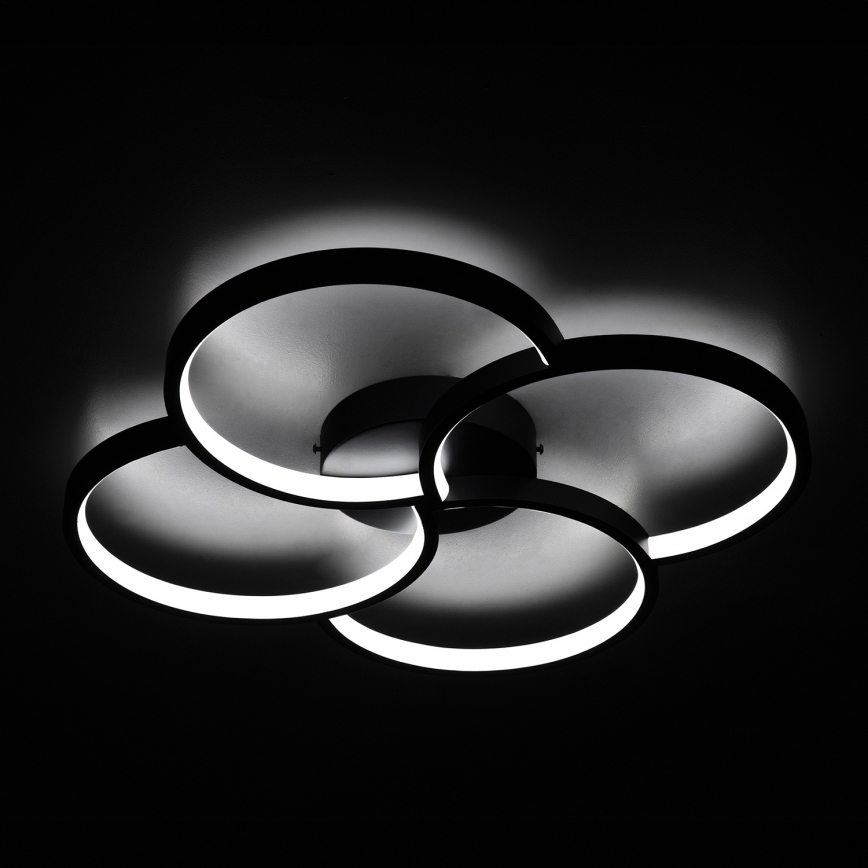 BRILAGI - VELO LED Ceiling Light, 42W/230V, 4000K, Ø 52 cm, Black