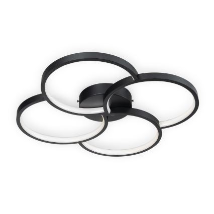 BRILAGI - VELO LED Ceiling Light, 42W/230V, 4000K, Ø 52 cm, Black