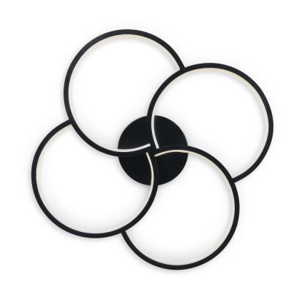 BRILAGI - VELO LED Ceiling Light, 42W/230V, 4000K, Ø 52 cm, Black