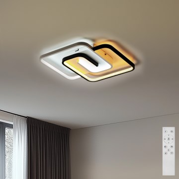 Brilagi - VELO XL Dimmable LED Ceiling Light LED/98W/230V 3000-6500K 61x61 cm + Remote Control