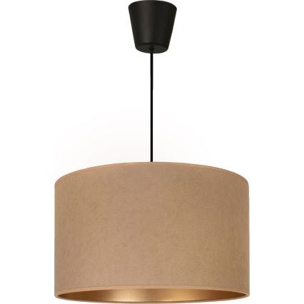 Brilagi - VELVET Cable Pendant Light 1x E27/60W/230V, Ø 40 cm, beige/gold