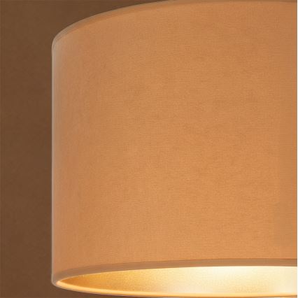 Brilagi - VELVET Cable Pendant Light 1x E27/60W/230V, Ø 40 cm, beige/gold