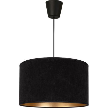 Brilagi - VELVET Cable Pendant Light 1xE27/60W/230V Ø 40 cm Black/Gold