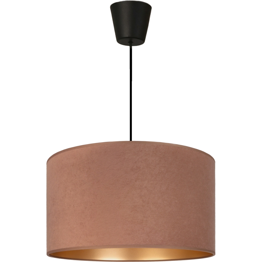 Brilagi - VELVET pendant light on cable 1xE27/60W/230V Ø 40 cm beige/gold