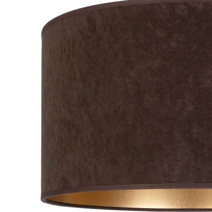 Brilagi - VELVET pendant light on cable 1xE27/60W/230V Ø 40 cm brown/gold