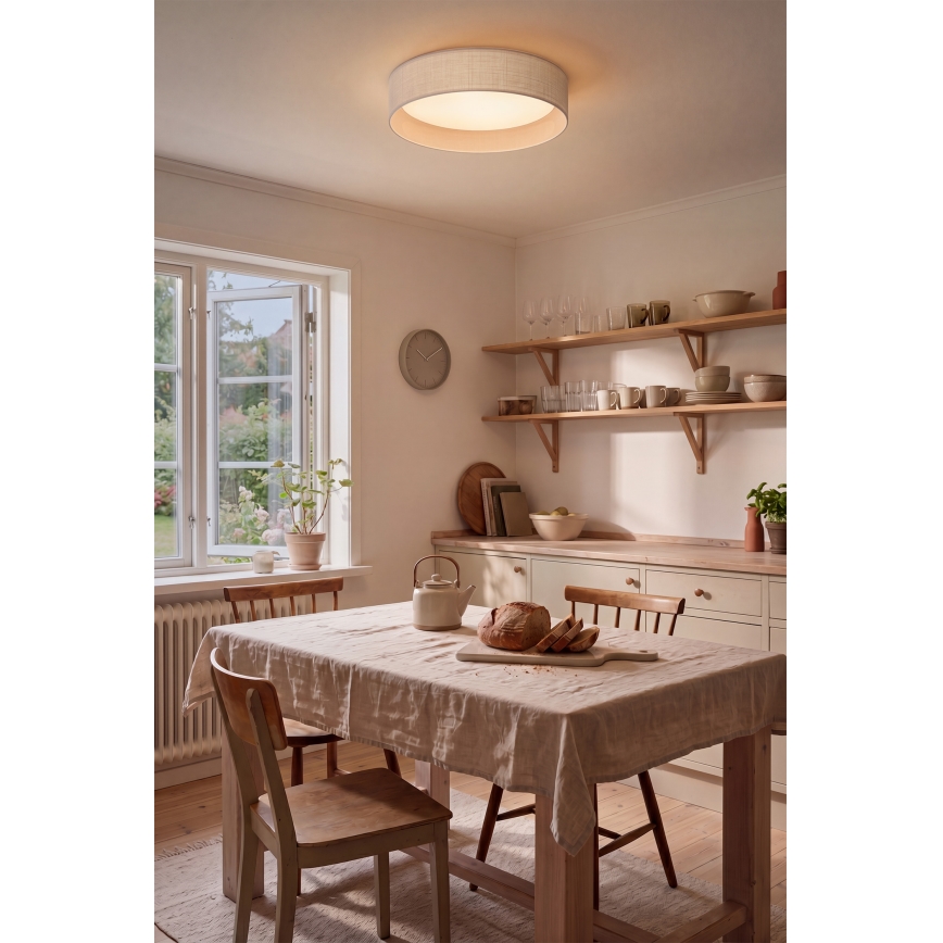 BRILAGI - VELVET SIMPLE LED Ceiling Light/24W/230V 3000K 45 cm diameter White