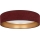 Brilagi - VELVET SIMPLE LED Ceiling Light 24W/230V 3000K Ø 45 cm Burgundy/Gold