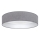 Brilagi - VELVET SIMPLE LED Ceiling Light, 24W/230V, 3000K, Ø 45 cm, grey