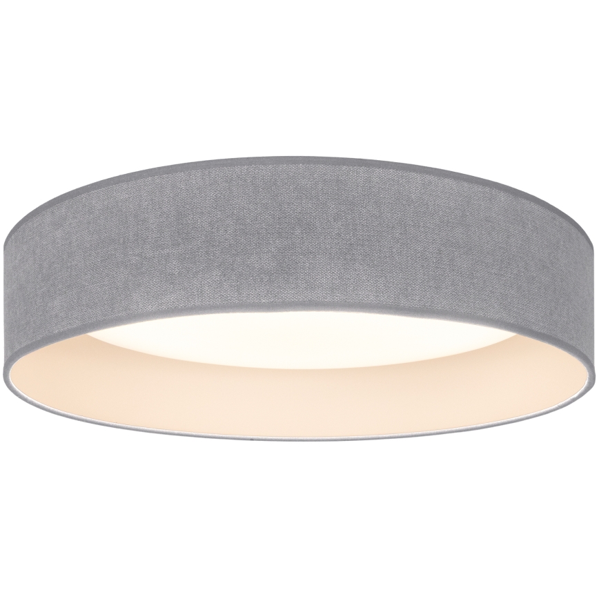 Brilagi - VELVET SIMPLE LED Ceiling Light, 24W/230V, 3000K, Ø 45 cm, grey