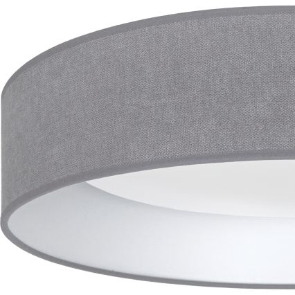 Brilagi - VELVET SIMPLE LED Ceiling Light, 24W/230V, 3000K, Ø 45 cm, grey