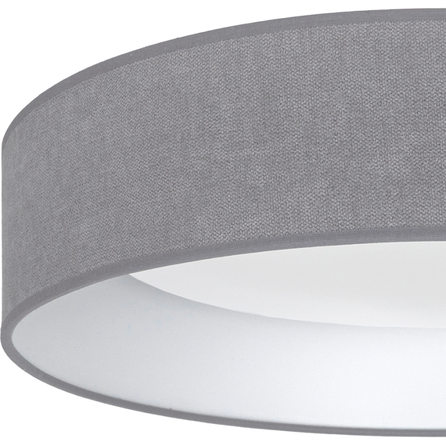 Brilagi - VELVET SIMPLE LED Ceiling Light, 24W/230V, 3000K, Ø 45 cm, grey