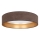 Brilagi - VELVET SIMPLE LED Ceiling Light 24W/230V 4000K, Ø 45 cm, brown/gold