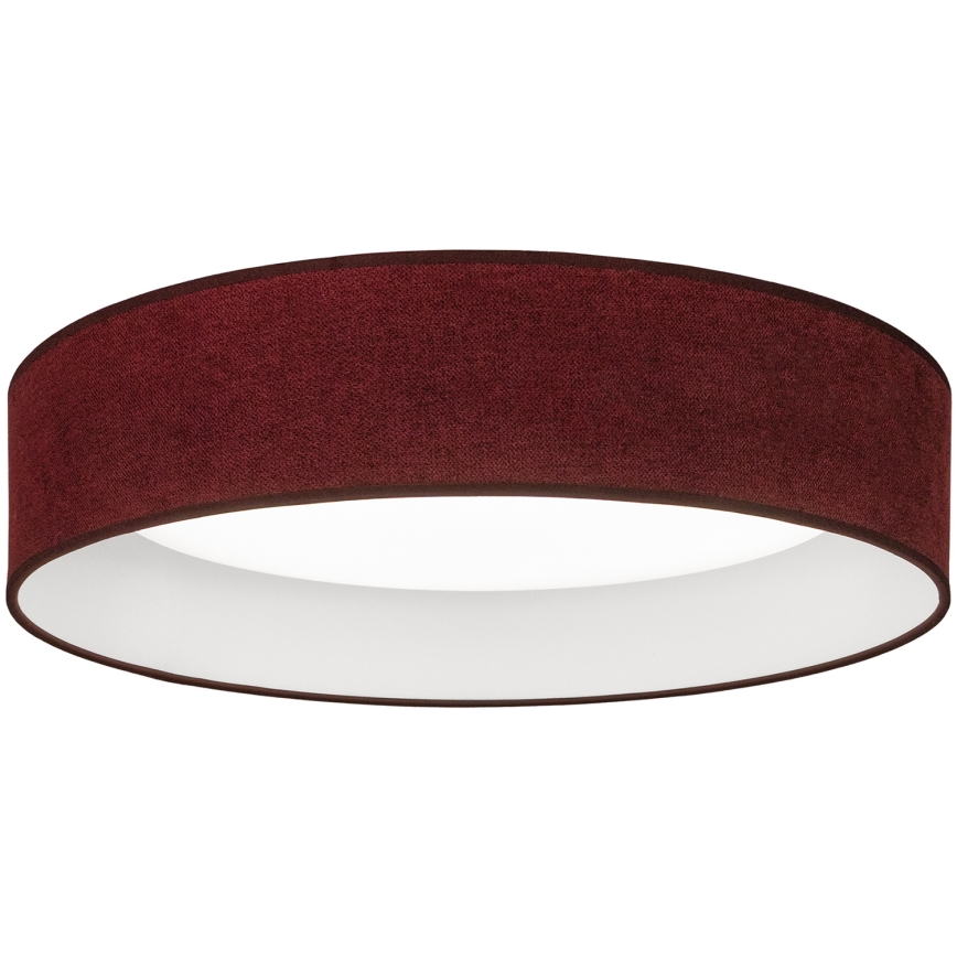 Brilagi - VELVET SIMPLE LED Ceiling Light 24W/230V, 4000K, Ø 45 cm, Burgundy