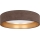 Brilagi - VELVET SIMPLE LED Ceiling Light 36W/230V 3000K Ø 55 cm Brown/Gold
