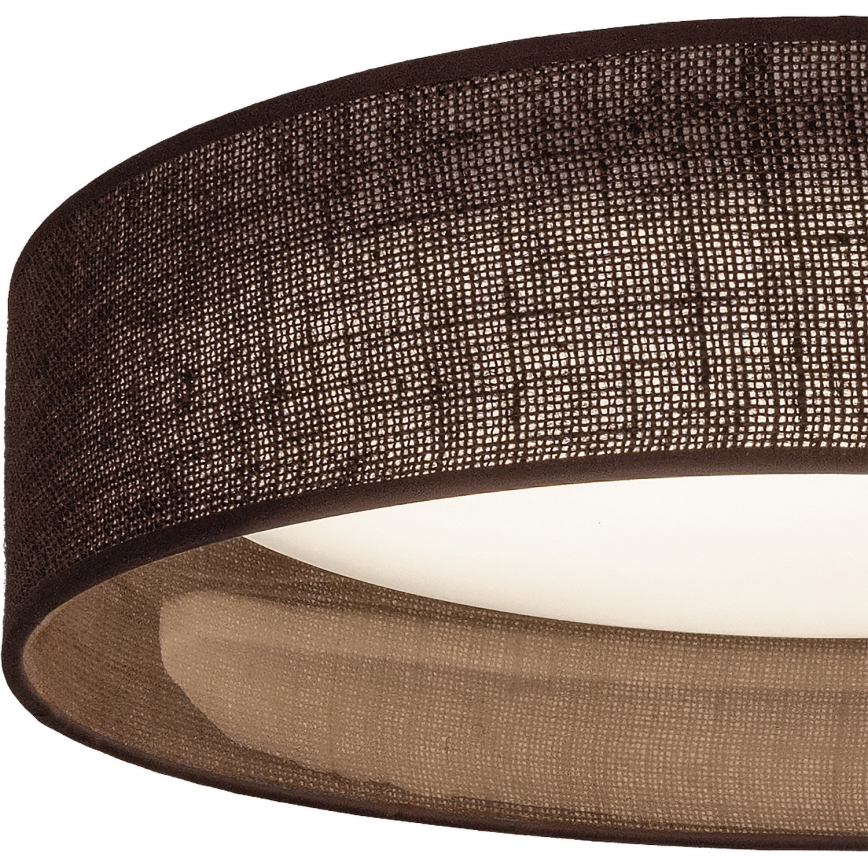 BRILAGI - VELVET SIMPLE LED Ceiling Light / 36W / 230V / 3000K / Ø 55 cm / Brown