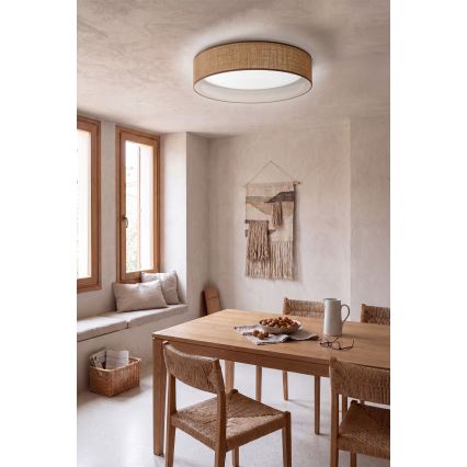 Brilagi - VELVET SIMPLE LED Ceiling Light LED/24W/230V 4000K Ø45 cm beige