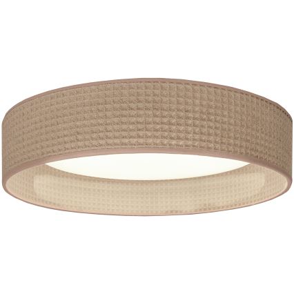 Brilagi - VELVET SMARTIX Dimmable LED Ceiling Light LED/24W/230V 3000-6000K Ø 45 cm Beige Wi-Fi Tuya Beacon + Remote Control