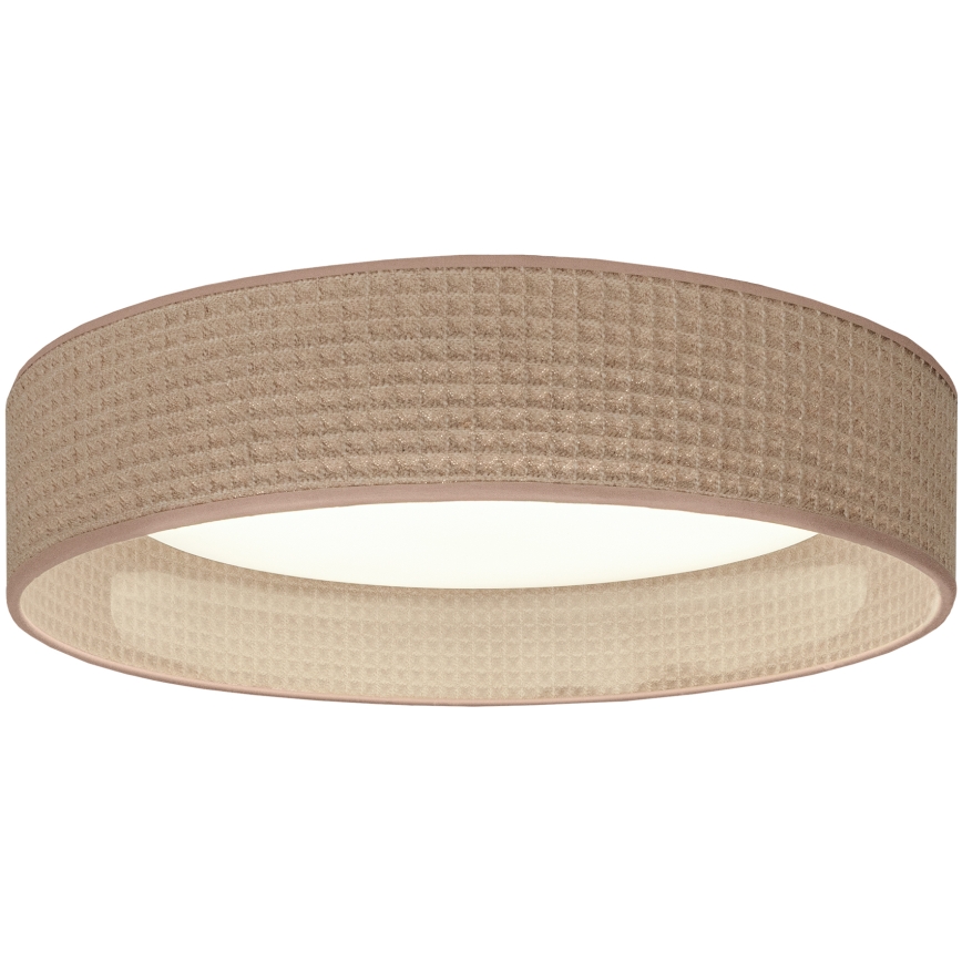 Brilagi - VELVET SMARTIX Dimmable LED Ceiling Light LED/24W/230V 3000-6000K Ø 45 cm Beige Wi-Fi Tuya Beacon + Remote Control
