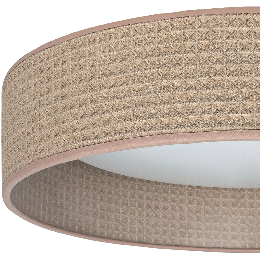Brilagi - VELVET SMARTIX Dimmable LED Ceiling Light LED/24W/230V 3000-6000K Ø 45 cm Beige Wi-Fi Tuya Beacon + Remote Control