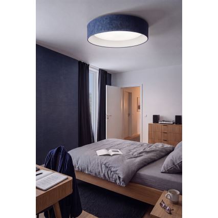 Brilagi - VELVET SMARTIX LED Dimmable Ceiling Light LED/36W/230V 3000-6000K Ø 55 cm Blue Wi-Fi Tuya Beacon + Remote Control