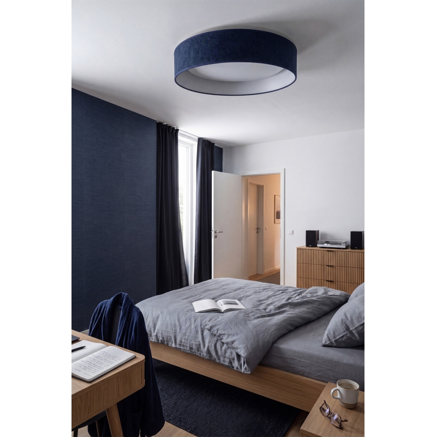 Brilagi - VELVET SMARTIX LED Dimmable Ceiling Light LED/36W/230V 3000-6000K Ø 55 cm Blue Wi-Fi Tuya Beacon + Remote Control
