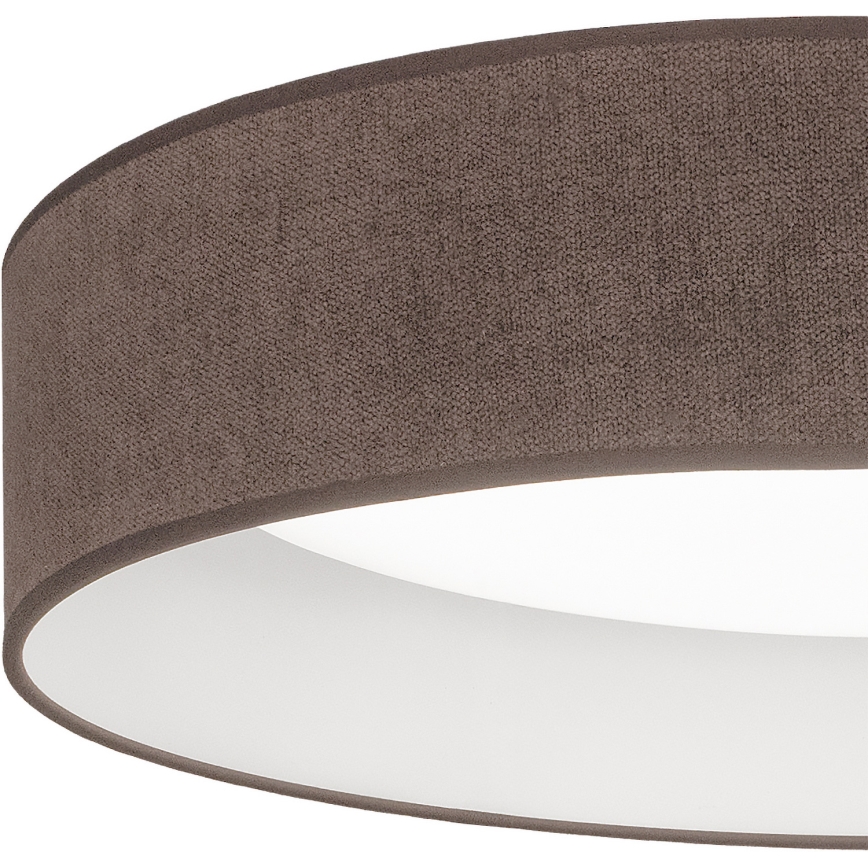 Brilagi - VELVET SMARTIX Dimmable LED Ceiling Light LED/24W/230V 3000-6000K Ø 45 cm Brown Wi-Fi Tuya Beacon + Remote Control
