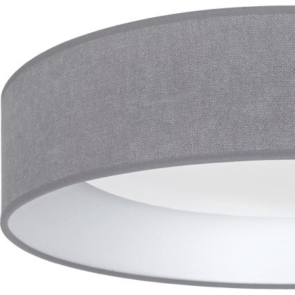 Brilagi - VELVET SMART VARI LED Dimmable Ceiling Light 36W/230V 3000-6500K Ø55 cm Gray + Remote Control