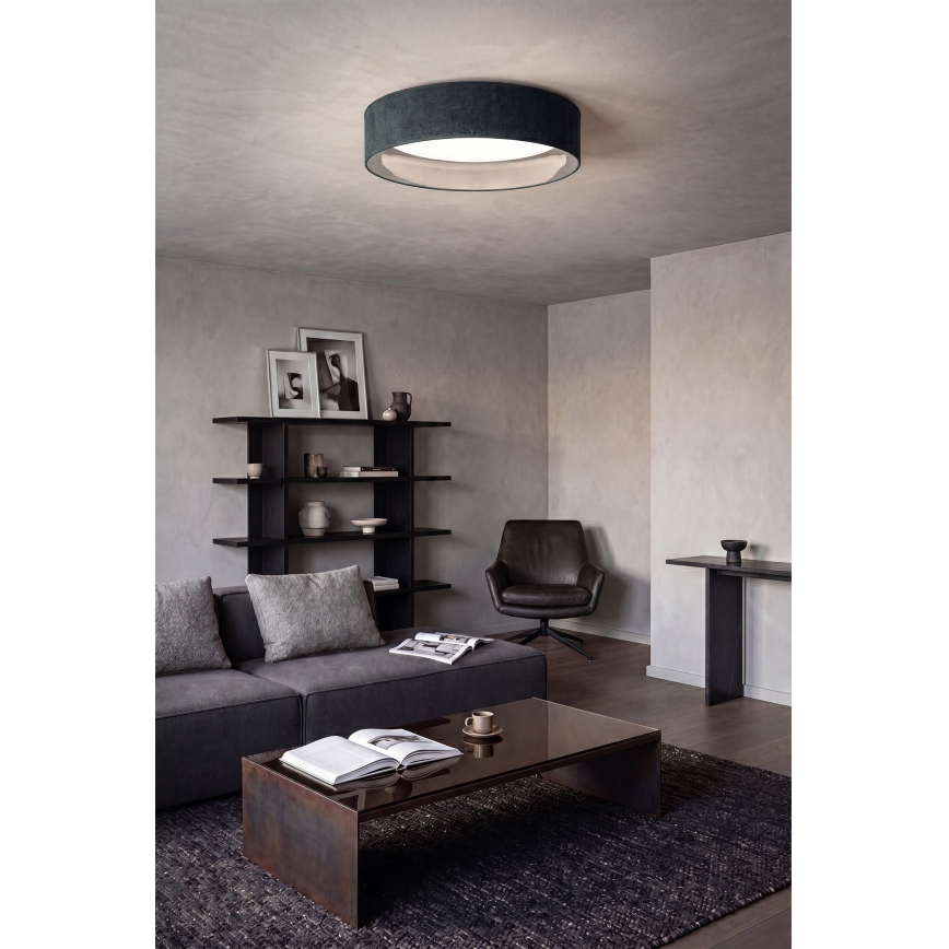 BRILAGI - VELVET SMART VARI LED Dimmable Ceiling Light, 24W, 230V, 3000-6500K, Ø45 cm, Green + Remote Control