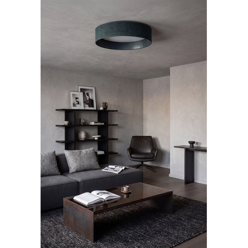 BRILAGI - VELVET SMART VARI Dimmable LED Ceiling Light LED/36W/230V 3000-6500K Ø 55 cm Green + Remote Control