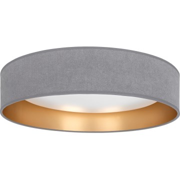 Brilagi - VELVET SMART VARI Dimmable LED Ceiling Light 36W/230V 3000–6500K Ø55 cm Grey/Gold + Remote Control