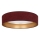 Brilagi - VELVET SMART VARI LED Dimmable Ceiling Light 24W/230V 3000–6500K Ø 45 cm Burgundy/Gold + Remote Control