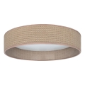 Brilagi - VELVET SMART VARI LED Dimmable Ceiling Light/36W/230V 3000-6500K Ø55 cm Beige + Remote Control