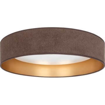 Brilagi - VELVET SMARTIX LED Dimmable Ceiling Light LED/24W/230V 3000-6000K Ø 45 cm Brown/Gold Wi‑Fi Tuya Beacon + Remote Control