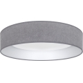 Brilagi - VELVET SMARTIX LED dimmable ceiling light LED/36W/230V 3000–6000K, 55 cm diameter, grey, Wi‑Fi Tuya Beacon + remote control