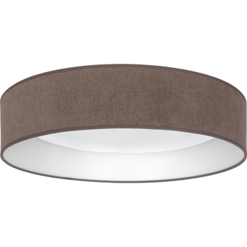 Brilagi - VELVET SMARTIX STARS Dimmable LED Ceiling Light, 24W, 230V, 3000–6000K, Ø 45 cm, Brown, Wi‑Fi (Tuya Beacon) + Remote Control