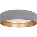 Brilagi - VELVET SMARTIX STARS Dimmable LED Ceiling Light LED/24W/230V 3000-6000K Ø 45 cm Gray/Gold Wi-Fi Tuya Beacon + Remote Control