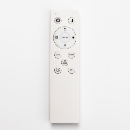 BRILAGI - LED Dimmable ceiling light VELVET TWIST LED/36W/230V 3000-6000K Ø 65 cm Wi-Fi Tuya Beacon pink/cream + remote control