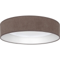 Brilagi - VELVET VARI LED Ceiling Light LED/24W/230V 3000/4000/6500K Ø 45 cm brown