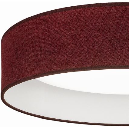 Brilagi - LED Ceiling Light VELVET VARI LED/24W/230V 3000/4000/6500K Ø 45 cm burgundy