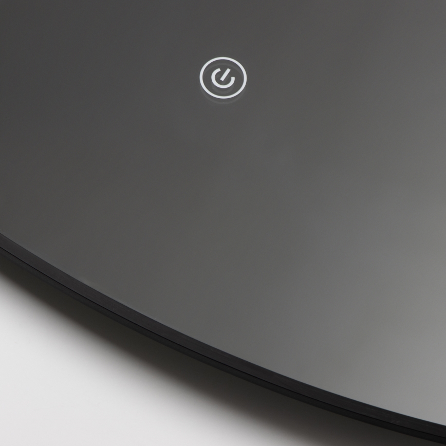Brilagi - VENA BLACK LED Bathroom Mirror, 32W, 230V, Ø 100 cm, IP44, CRI 90, Dimmable + CCT