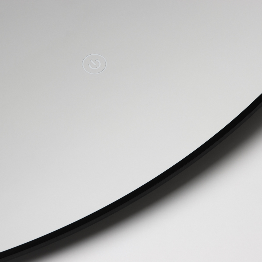 Brilagi - VENA BLACK LED Bathroom Mirror, 32W, 230V, Ø 100 cm, IP44, CRI 90, Dimmable + CCT