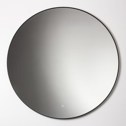Brilagi - VENA BLACK LED Bathroom Mirror LED/19W/230V Ø 60 cm IP44 CRI 90 dimmable + CCT